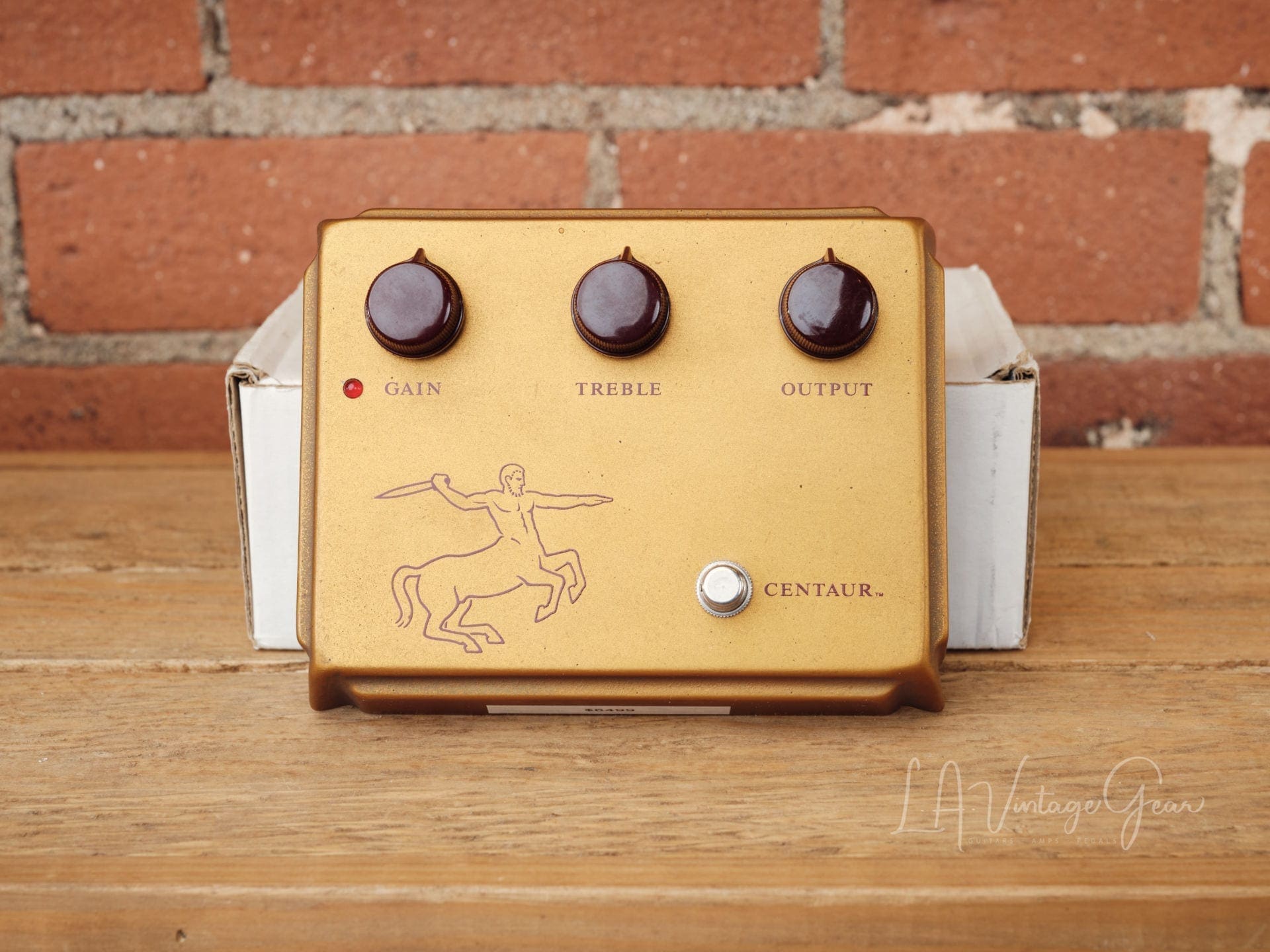 Klon Centaur 'Gold Horsie' Overdrive Pedal - Vintage and Mint! - Image 2