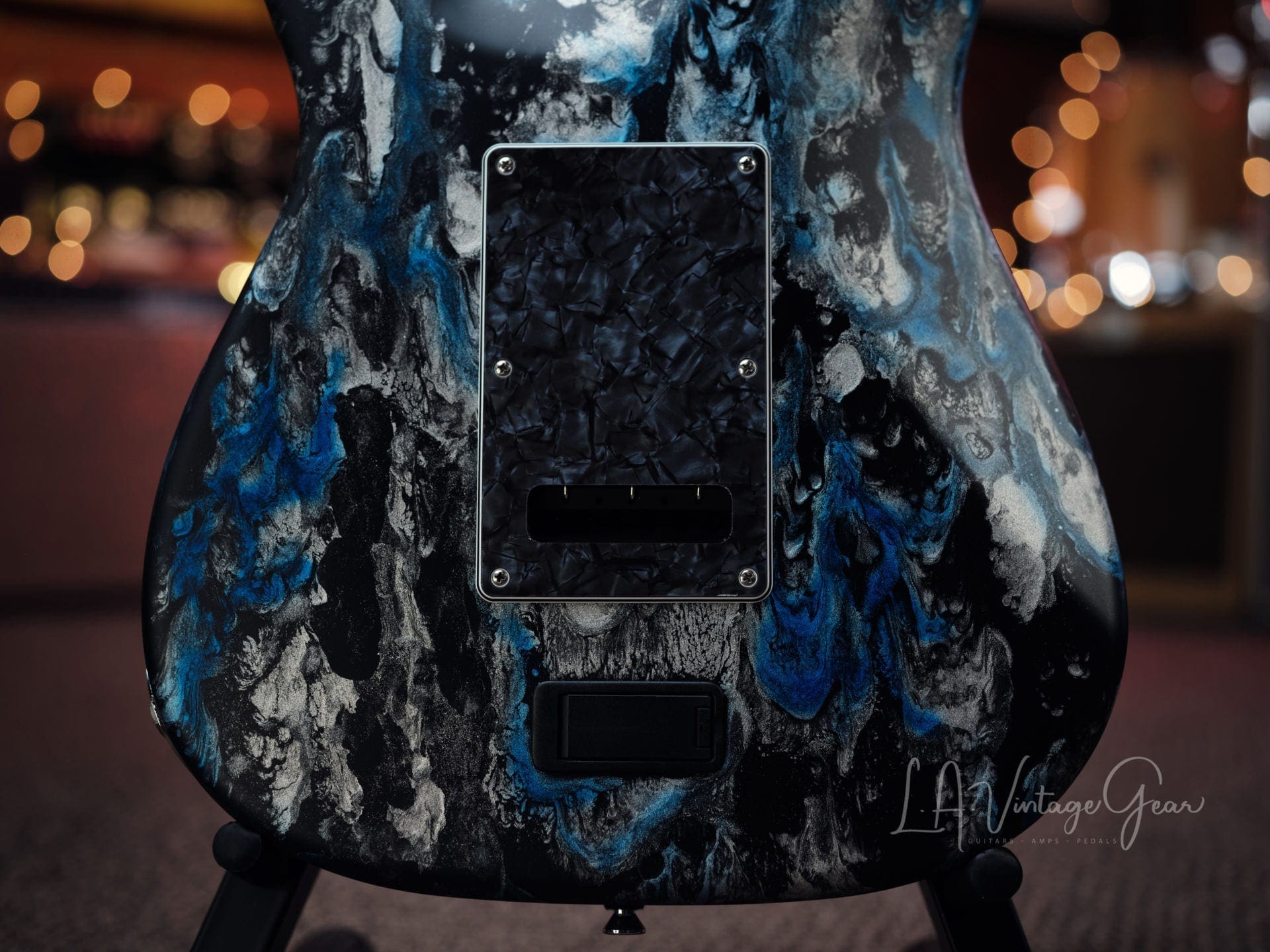 Tyler ' Black & Blue Shmear' S-Style Electric Guitar in HSH Pup Configuration - Brand New! - Image 15
