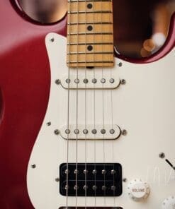 Tyler S-Style "Hot Poop" Electric Guitar in Candy Apple Red - Signed by Mike Landau - Image 3