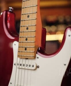 Tyler S-Style "Hot Poop" Electric Guitar in Candy Apple Red - Signed by Mike Landau - Image 4