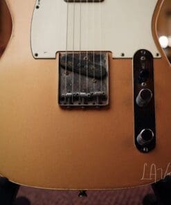 Danocaster Double Bound Single Cut Electric Guitar - in a Faded Out Candy Apple Finish! - Image 3