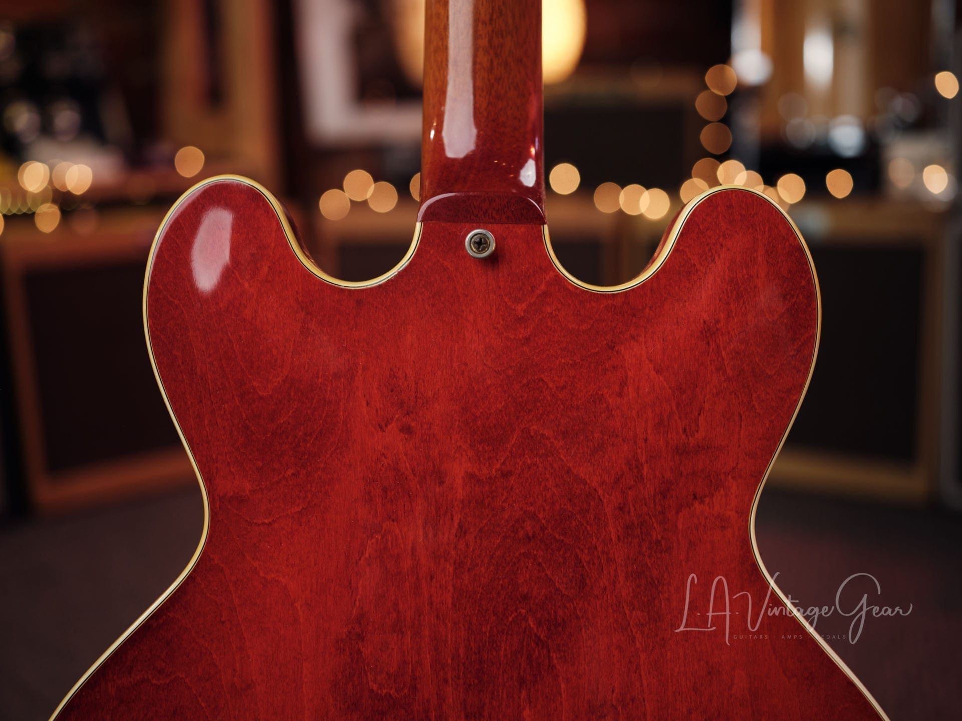 Gibson 1961 Vintage Cherry 355 TD Electric Guitar - 'Lefty' with Bigsby Tailpiece & PAF's ! Wow ! - Image 12