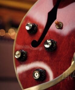 Gibson 1961 Vintage Cherry 355 TD Electric Guitar - 'Lefty' with Bigsby Tailpiece & PAF's ! Wow ! - Image 7