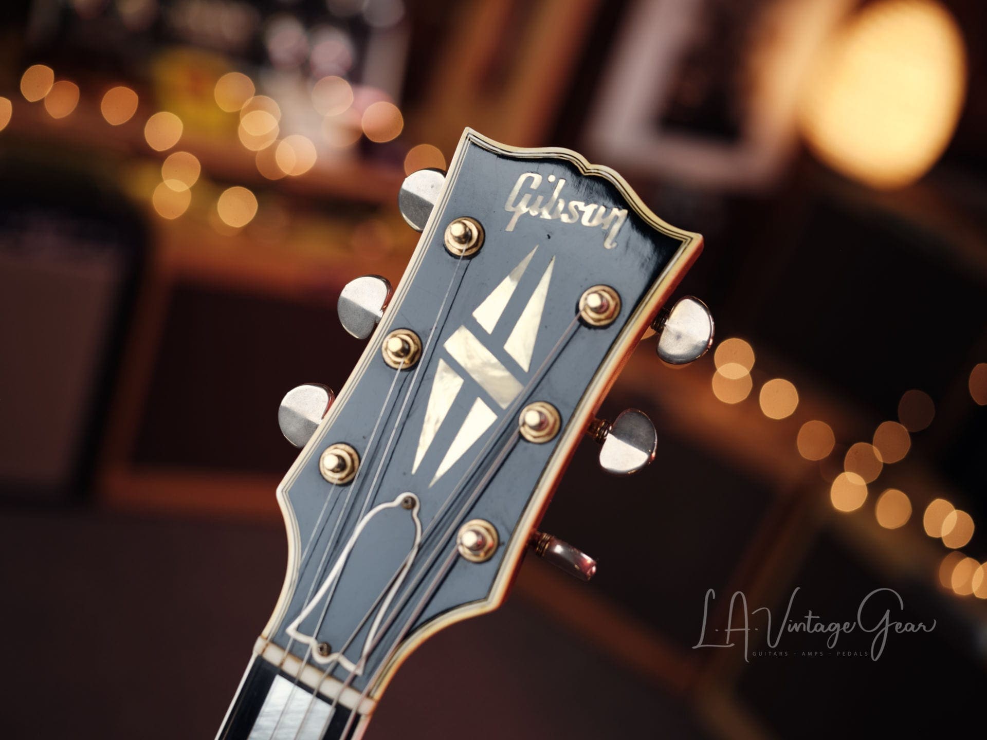 Gibson 1961 Vintage Cherry 355 TD Electric Guitar - 'Lefty' with Bigsby Tailpiece & PAF's ! Wow ! - Image 9