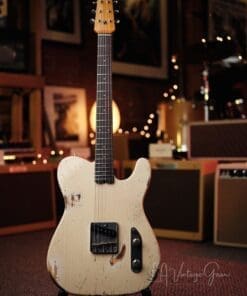 Shabat 'Lion' T-Style Electric Guitar - Vintage White Finish - Pine Body and Lollar J Street Pickups!