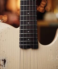 Shabat 'Lion' T-Style Electric Guitar - Vintage White Finish - Pine Body and Lollar J Street Pickups! - Image 9