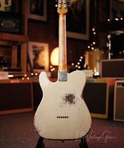 Shabat 'Lion' T-Style Electric Guitar - Vintage White Finish - Pine Body and Lollar J Street Pickups! - Image 12
