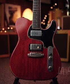 Shabat 'Lion Special' T-Style Electric Guitar - Cherry Mahogany Finish! - Image 2