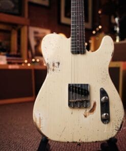 Shabat 'Lion' T-Style Electric Guitar - Vintage White Finish - Pine Body and Lollar J Street Pickups! - Image 2