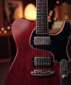 Shabat 'Lion Special' T-Style Electric Guitar - Cherry Mahogany Finish! - Image 4