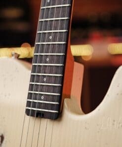 Shabat 'Lion' T-Style Electric Guitar - Vintage White Finish - Pine Body and Lollar J Street Pickups! - Image 8