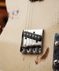 Shabat 'Lion' T-Style Electric Guitar - Vintage White Finish - Pine Body and Lollar J Street Pickups! - Image 5