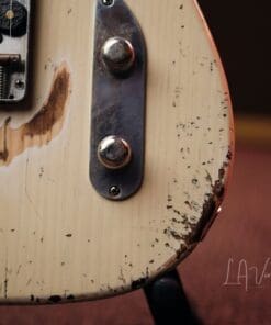 Shabat 'Lion' T-Style Electric Guitar - Vintage White Finish - Pine Body and Lollar J Street Pickups! - Image 7