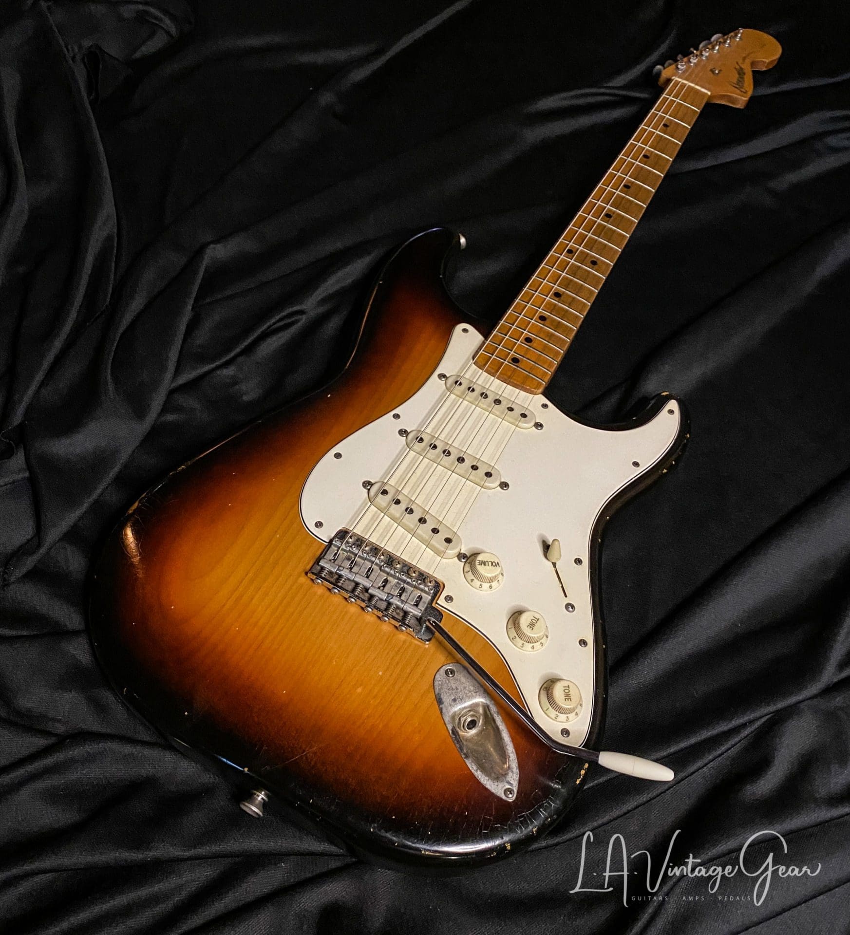 Danocaster 3T Double Cut Sunburst - Rocketfire Pickups!