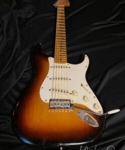 Danocaster 3T Double Cut Sunburst - Rocketfire Pickups! - Image 4