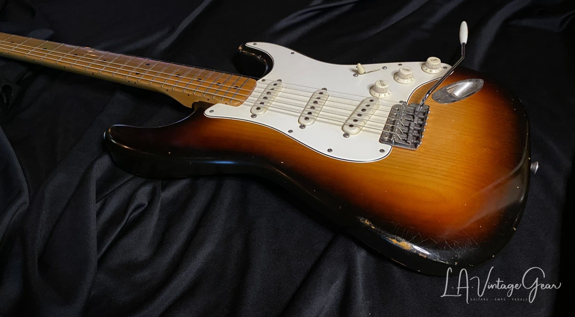 Danocaster 3T Double Cut Sunburst - Rocketfire Pickups! - Image 5