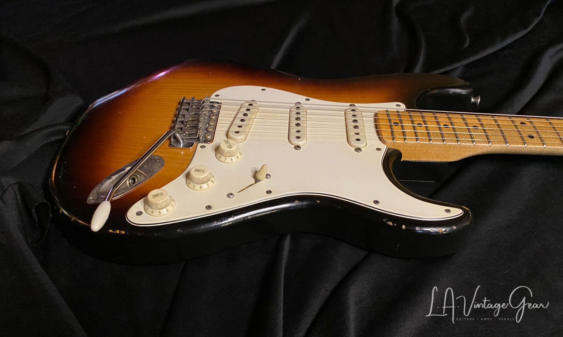 Danocaster 3T Double Cut Sunburst - Rocketfire Pickups! - Image 6