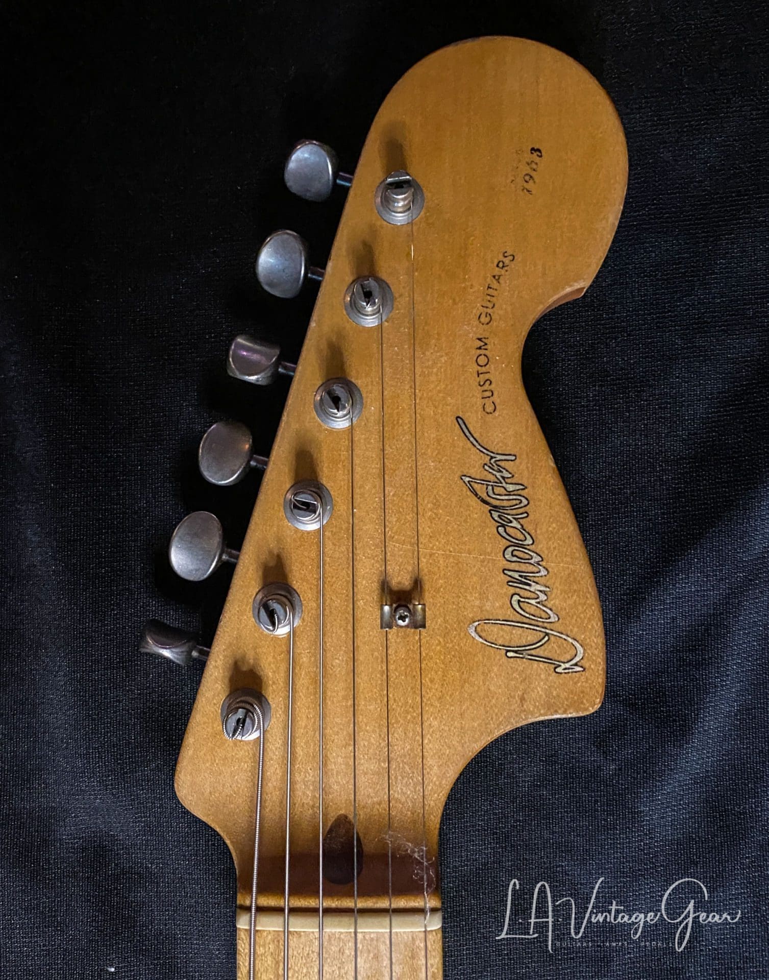 Danocaster 3T Double Cut Sunburst - Rocketfire Pickups! - Image 12