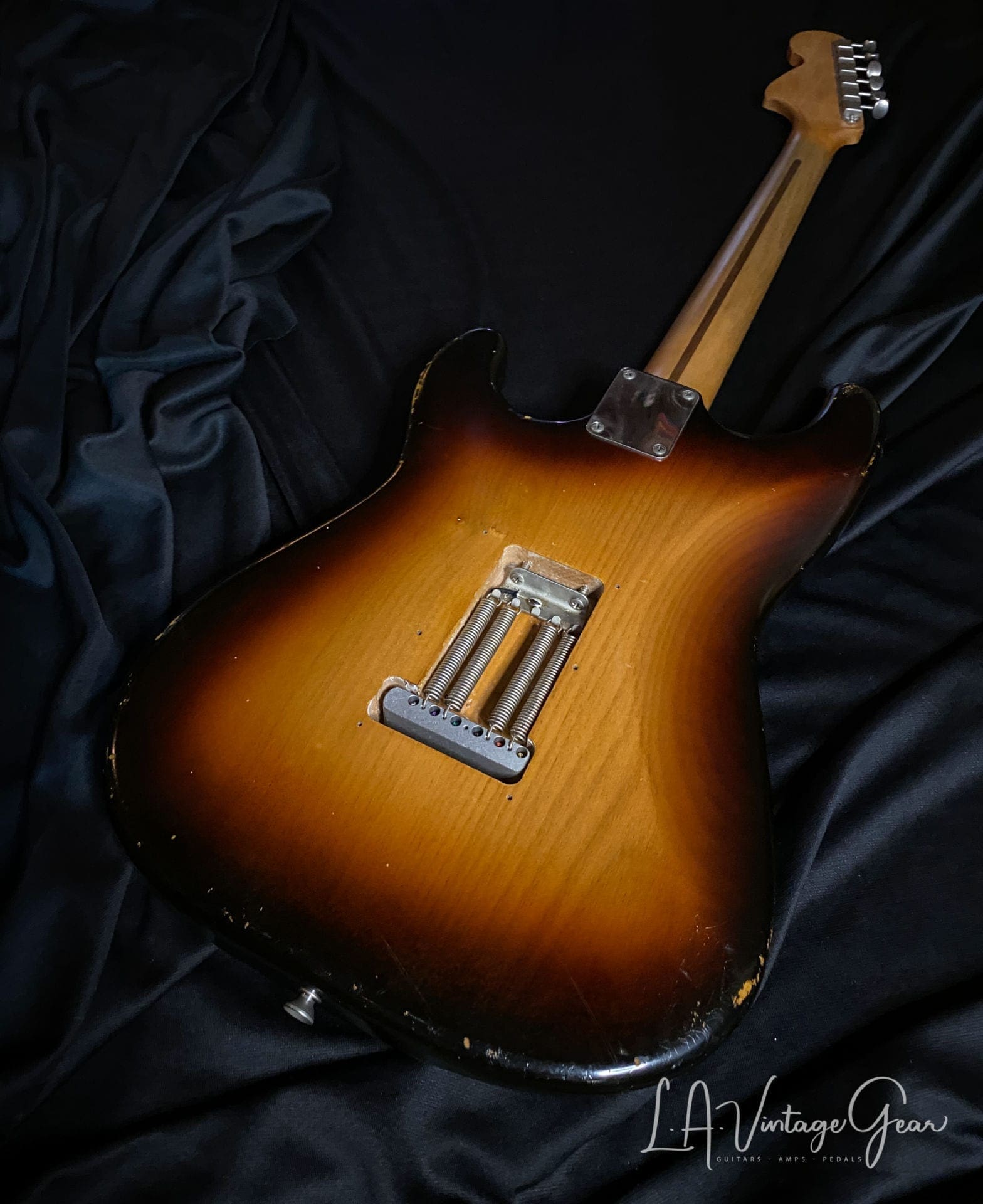 Danocaster 3T Double Cut Sunburst - Rocketfire Pickups! - Image 7