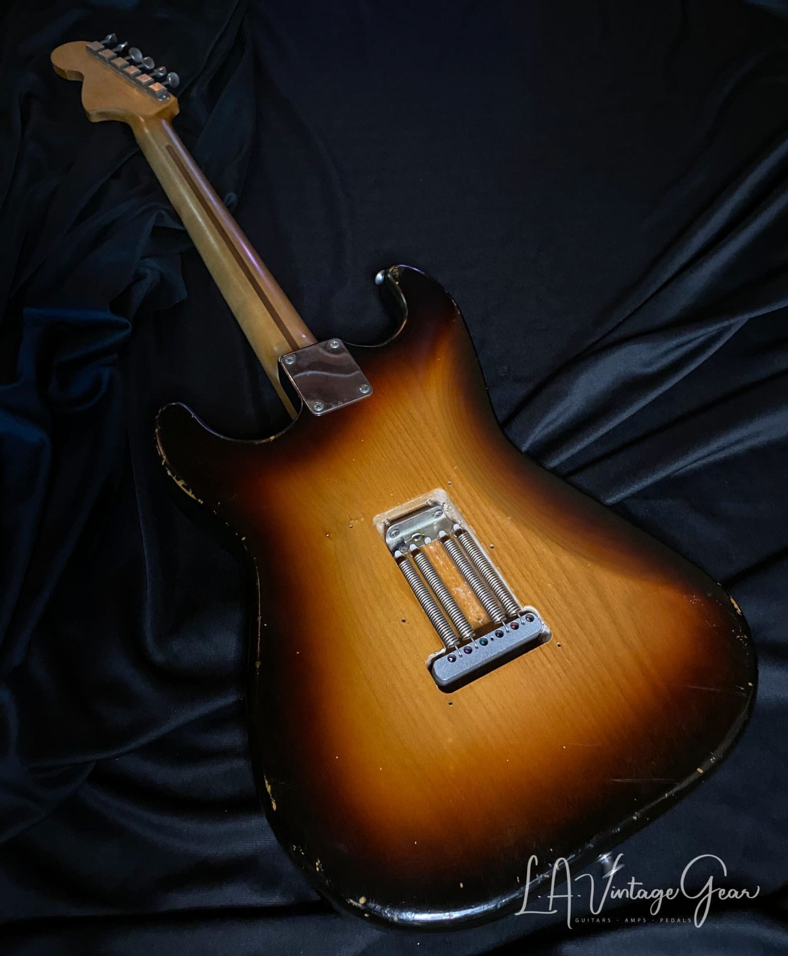 Danocaster 3T Double Cut Sunburst - Rocketfire Pickups! - Image 9