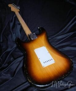 Danocaster Double Cut SSH Custom Electric Guitar - 2.5T Sunburst and Arcane Pickups - Image 10