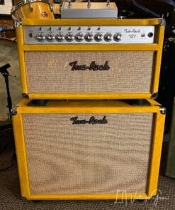 (Pre-Order) Two Rock TS1 40 Watt Head & Matching 1 x 12 Cab - Gold Suede Finish & Cane Cloth