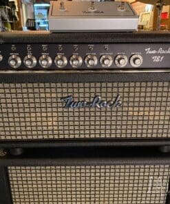 (Pre-Order) Two Rock TS1 100W Head & Matching 2 x 12 Cab - Checkered Grill Cloth & Black Bronco Tolex Finish - Image 4
