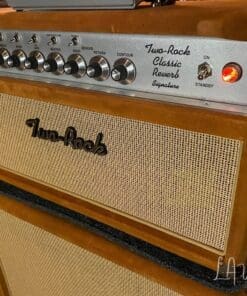 (Pre-Order) Two Rock Classic Reverb Signature 100W Head & 4x10 Cab - Golden Brown Suede & Cane Grill - Image 4