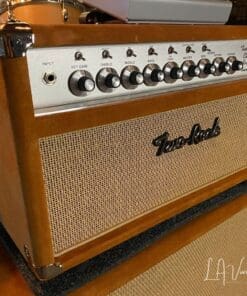 (Pre-Order) Two Rock Classic Reverb Signature 100W Head & 4x10 Cab - Golden Brown Suede & Cane Grill - Image 5