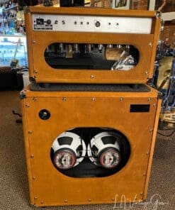 (Pre-Order) Two Rock Classic Reverb Signature 100W Head & 4x10 Cab - Golden Brown Suede & Cane Grill - Image 9