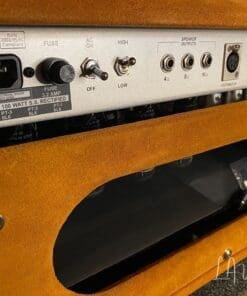 (Pre-Order) Two Rock Classic Reverb Signature 100W Head & 4x10 Cab - Golden Brown Suede & Cane Grill - Image 7