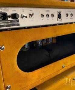(Pre-Order) Two Rock Classic Reverb Signature 100W Guitar Amp Head & 2x12 Vertical Cab - Gold Suede & Cane Grill - Image 7