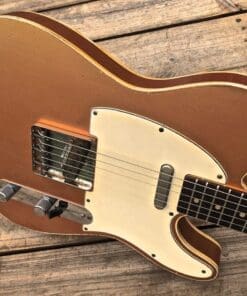Danocaster Single Cut Double Bound Electric Guitar RW Neck - Faded Car Finish