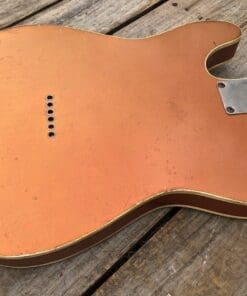 Danocaster Single Cut Double Bound Electric Guitar RW Neck - Faded Car Finish - Image 8