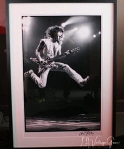 EVH Peavey Wolfgang Guitar - Signed by Eddie Van Halen - Neil Zlozower Photo- Kerry Wright Prototype Panel - Image 2