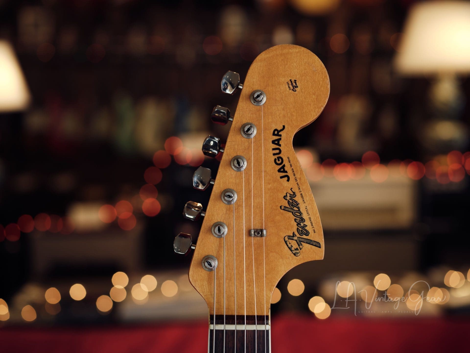 Fender 1966 Jaguar Electric Guitar - Sunburst Finish - All Original! - Image 12