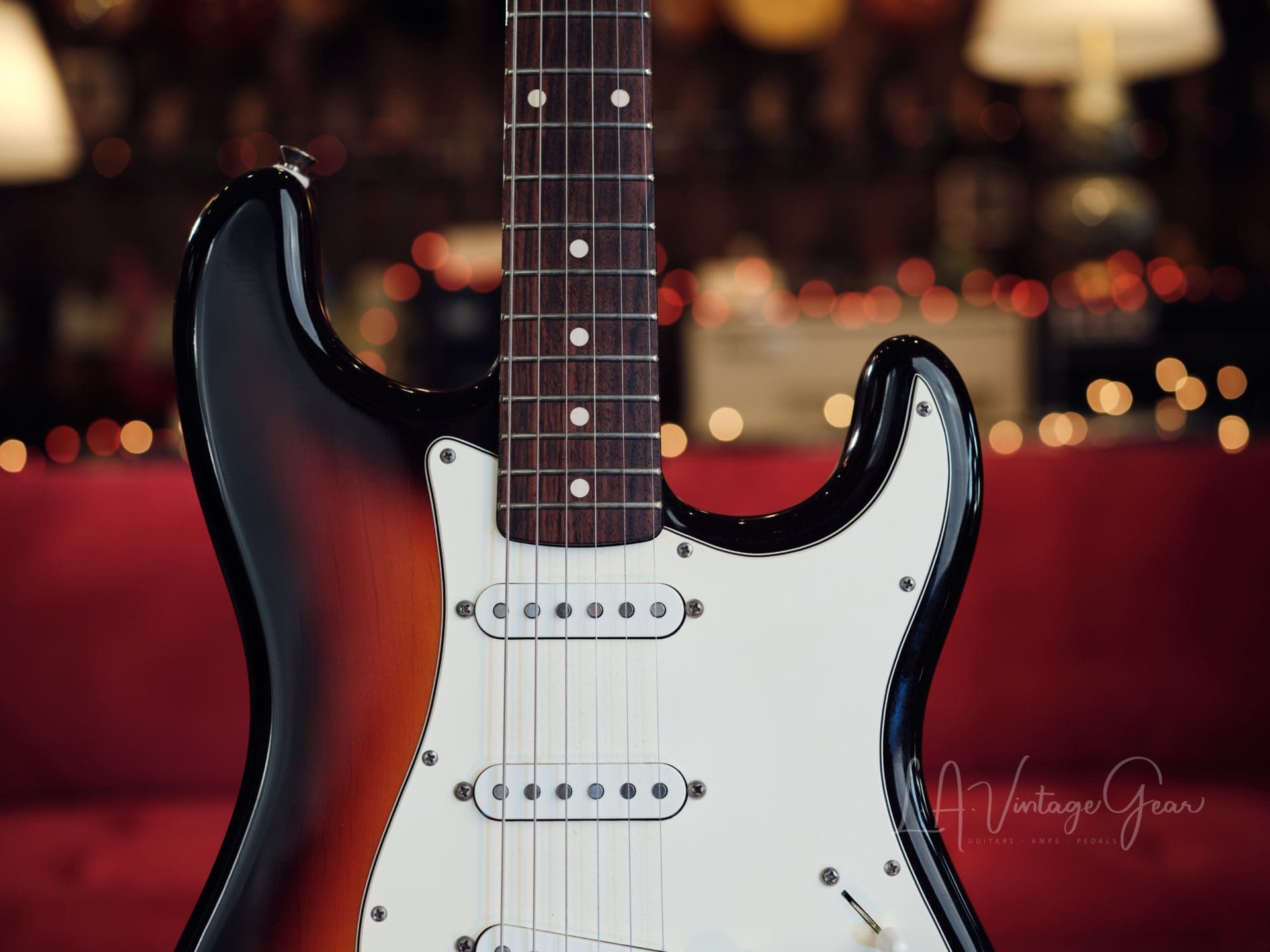 L.A. Vintage Gear Proprietary 3 Tone '60'S Sunburst Double Cut Electric Guitar-Our Brand New Line! - Image 3