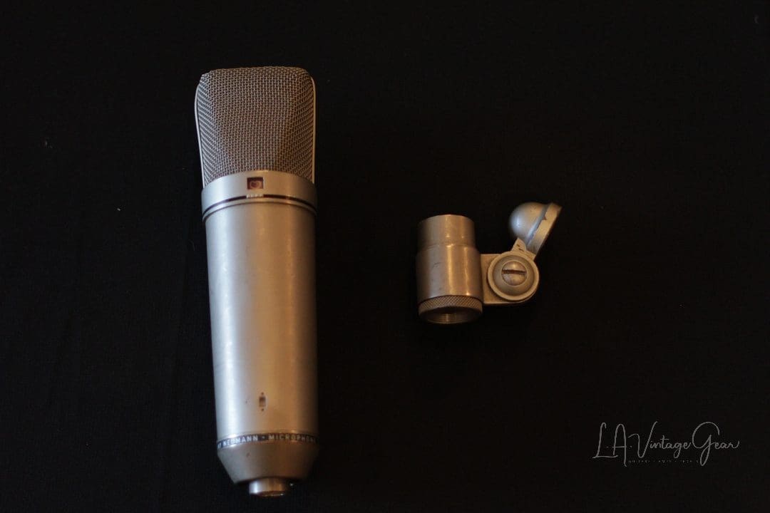 Neumann Vintage 1970 U87 Microphone with Mounting Adapter - from the Studio of Smokey Robinson - Image 4