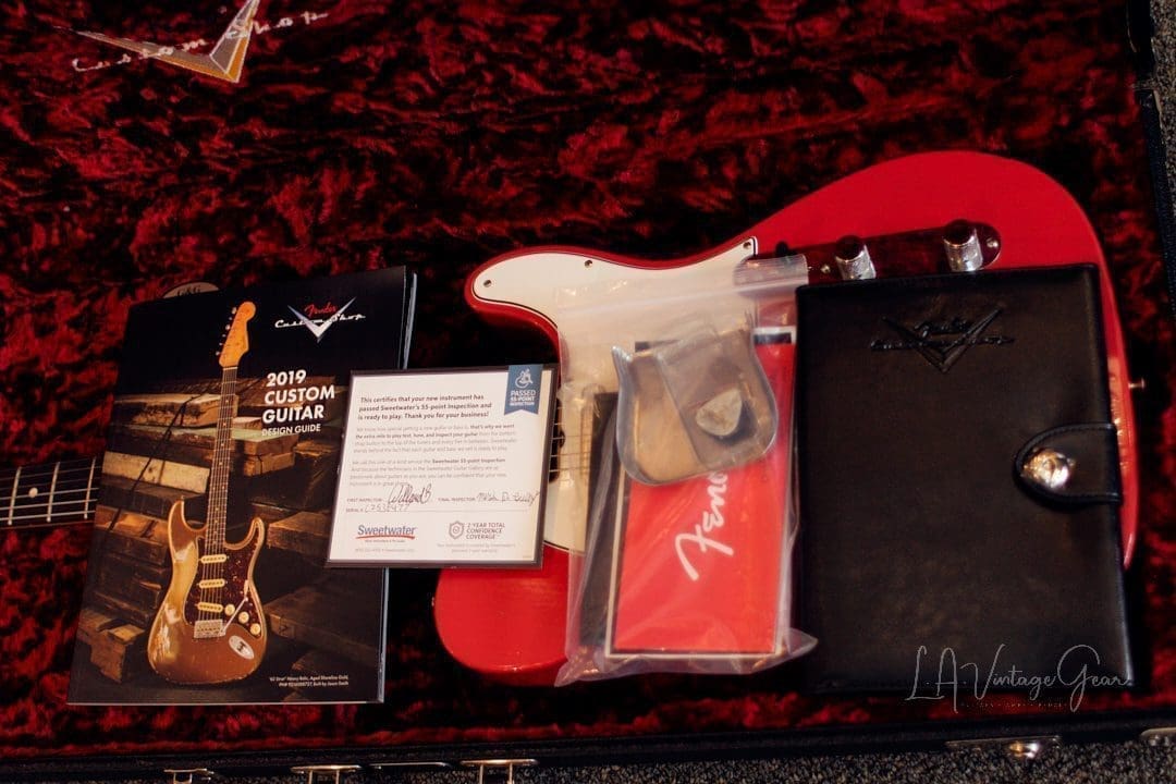 Fender Custom Shop Telecaster 63 Fiesta Red Journeyman Relic