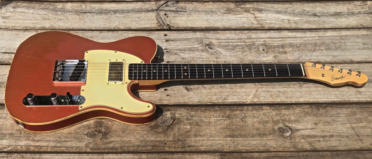 Danocaster Single Cut Double Bound T-Style Electric Guitar in