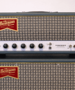 Benson Vincent 30 Watt Channel Switching Head & 2x12 Open Back Cab - Green Tolex - Mint Condition! - Image 2