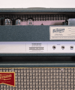 Benson Vincent 30 Watt Channel Switching Head & 2x12 Open Back Cab - Green Tolex - Mint Condition! - Image 5