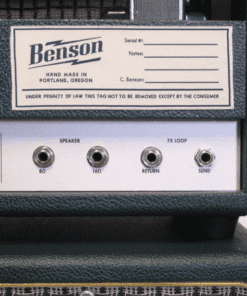 Benson Vincent 30 Watt Channel Switching Head & 2x12 Open Back Cab - Green Tolex - Mint Condition! - Image 6