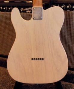 Xotic XTC-1 T-Style Lightly Relic'd Electric Guitar - Whiteguard Blonde & Roasted Flame Maple Neck #2333 - Image 8