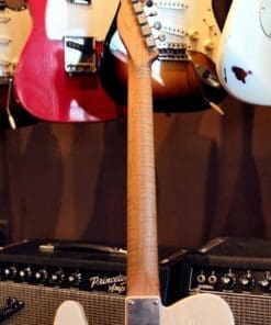 Xotic XTC-1 T-Style Lightly Relic'd Electric Guitar - Whiteguard Blonde & Roasted Flame Maple Neck #2333 - Image 5