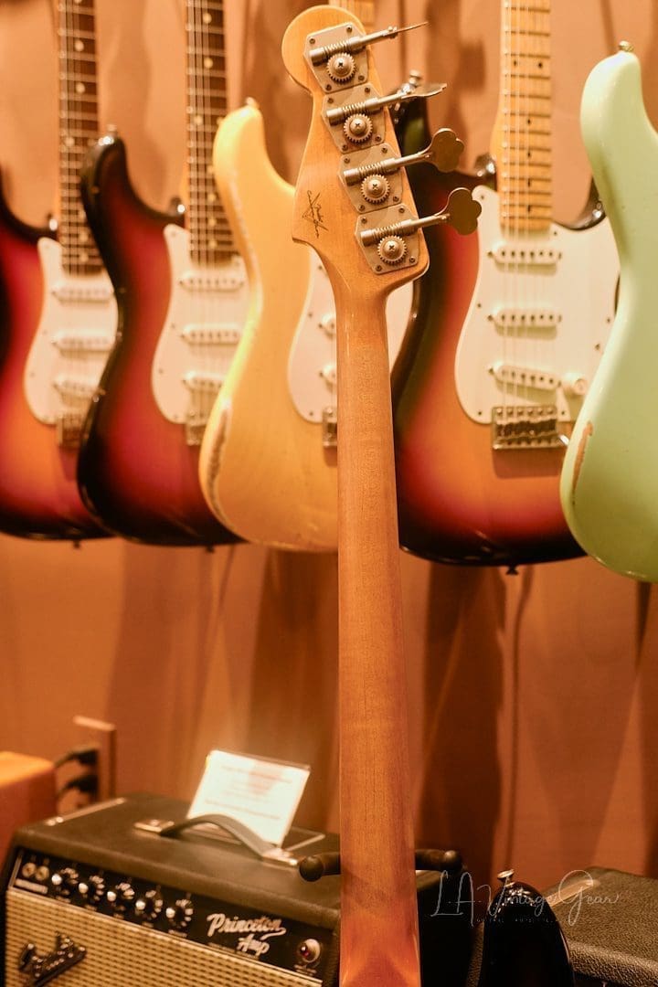 Fender Custom Shop Journeyman 60's Reissue Jazz Bass Guitar (2018) - Faded 3 Tone Sunburst - Image 16