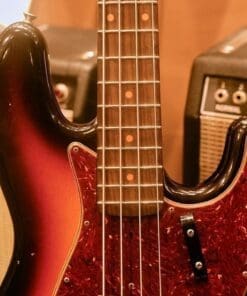 Fender Custom Shop Journeyman 60's Reissue Jazz Bass Guitar (2018) - Faded 3 Tone Sunburst - Image 3