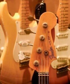 Fender Custom Shop Journeyman 60's Reissue Jazz Bass Guitar (2018) - Faded 3 Tone Sunburst - Image 6