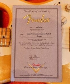 Fender Custom Shop '57 Heavy Relic Stratocaster (2010) - Butterscotch Finish - Image 9