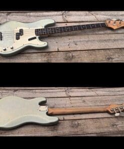 Danocaster Bass Guitar - Lace Finish & 2 Piece Alder Body! - Image 7